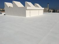2000 sqm farsons Waterproofing with Thermal insuation membrane that reduces 90% of heat intake